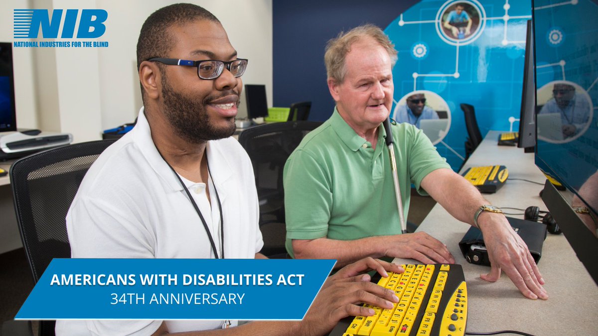 Today we celebrate the 34th anniversary of the Americans with Disabilities Act (ADA)! This groundbreaking legislation has had a profound impact on promoting accessibility and equality for people with disabilities. #InclusionForAll #ADA34 #DisabilityEmployment