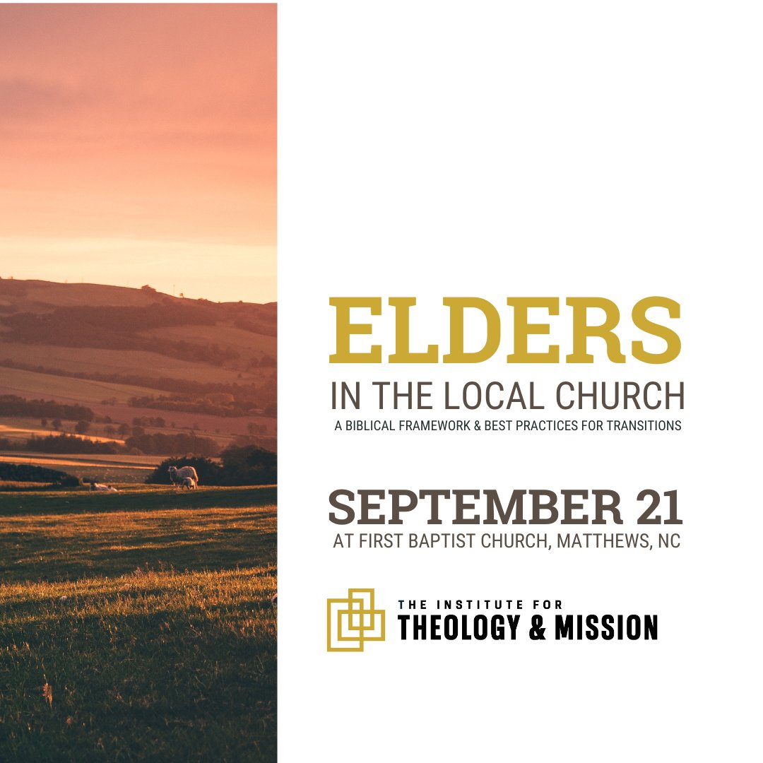 📖 Deepen your understanding of the role of elders in the local church! Join us on Sept 21 at First Baptist Matthews for sessions on the authority of the congregation, elders, and deacons. Don’t miss out! 🔗 shorturl.at/FCtoy