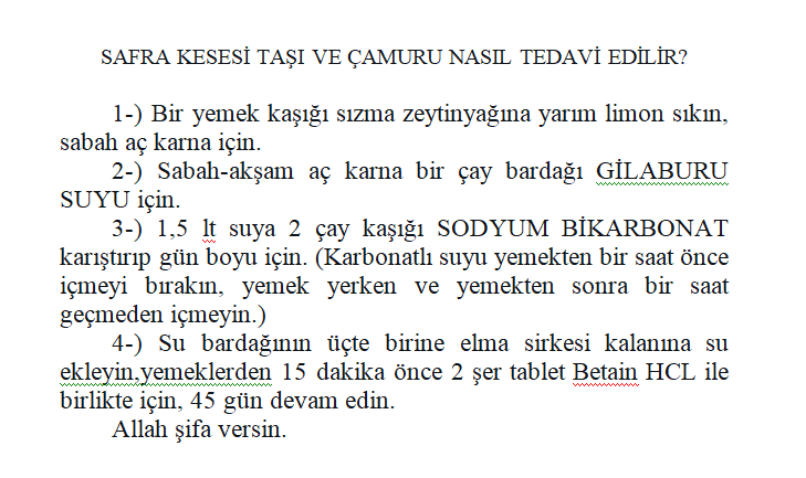 SAFRA KESESİ TAŞI ve ÇAMURU NASIL TEDAVİ EDİLİR?