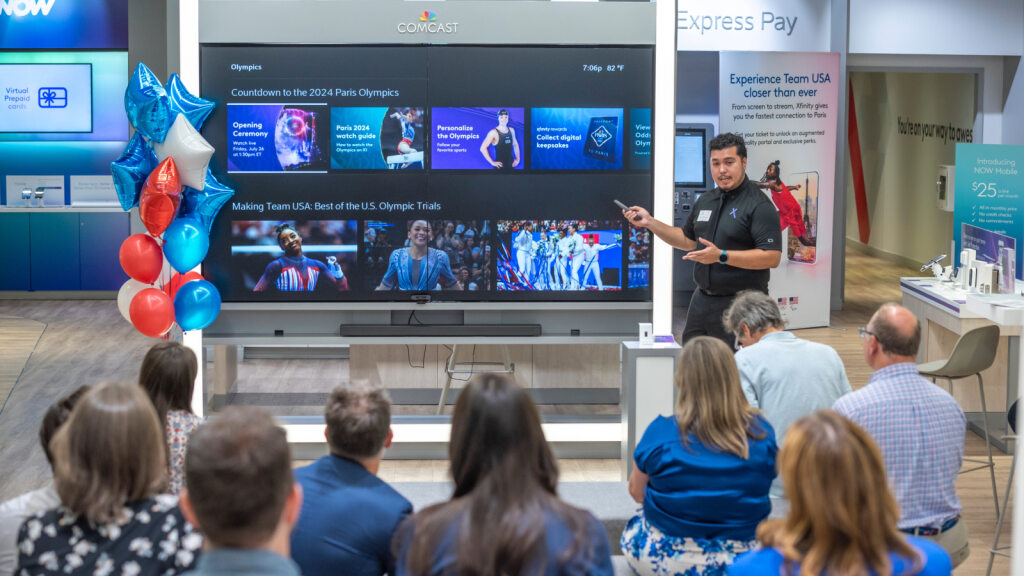 We celebrated the start of the Olympic Games #Paris2024 at our Homestead, PA Xfinity Store with an X1 demo and a special appearance from local four-time U.S. Olympian Lauryn Williams. 

Learn more: westernpa.comcast.com/2024/07/26/com…