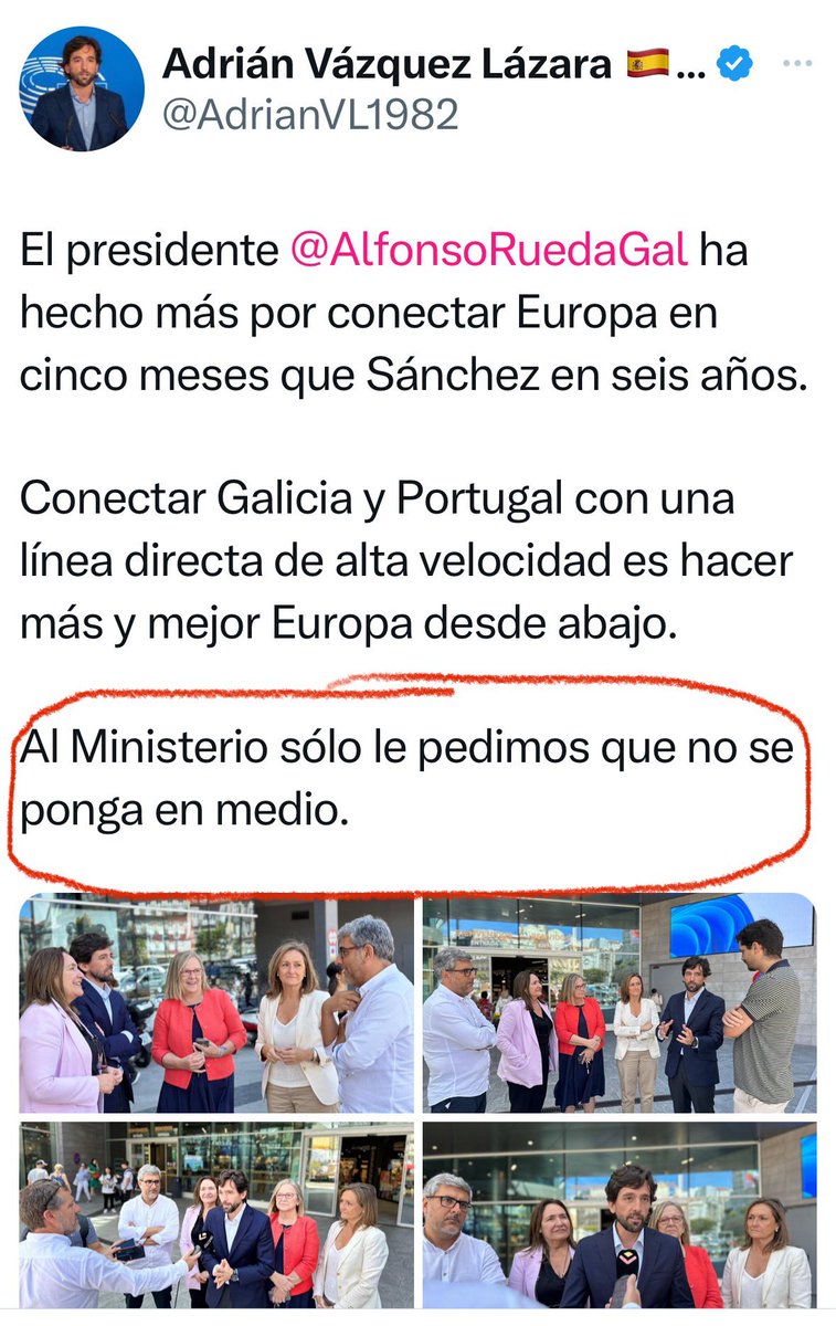 1.- Seguidme a través de esta triste Historia. Adrián Vázquez, tránsfuga de Cs al Pp(al que calificó de partido corrupto en su esencia) y Eurodiputado Gallego actualmente, hizo estas declaraciones el 12 de este mes.