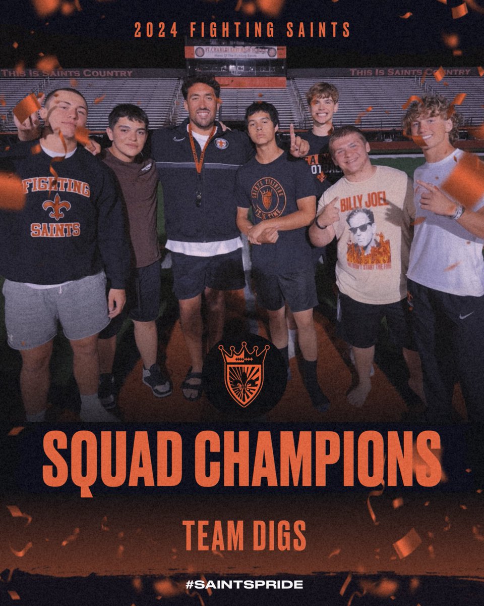 Congrats to the 2024 Summer Squad Champions, Team Digs! #SaintsPride⚜️ <a href="/CoachPossley/">Nolan Possley</a> @CoachADiGiulio