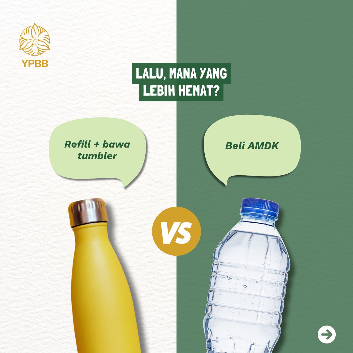 ypbb_id's tweet image. Dengan harga kisaran 2k-3k rupiah per botol, air minum dalam kemasan (AMDK) terlihat murah &amp;amp; praktis karena bisa kita dapatkan dengan mudah. Namun, ada biaya-biaya tidak nampak yang harus kita bayar yaitu: eksploitasi alam &amp;amp; pencemaran sampah di alam kita. 
#stopsingleuseplastic