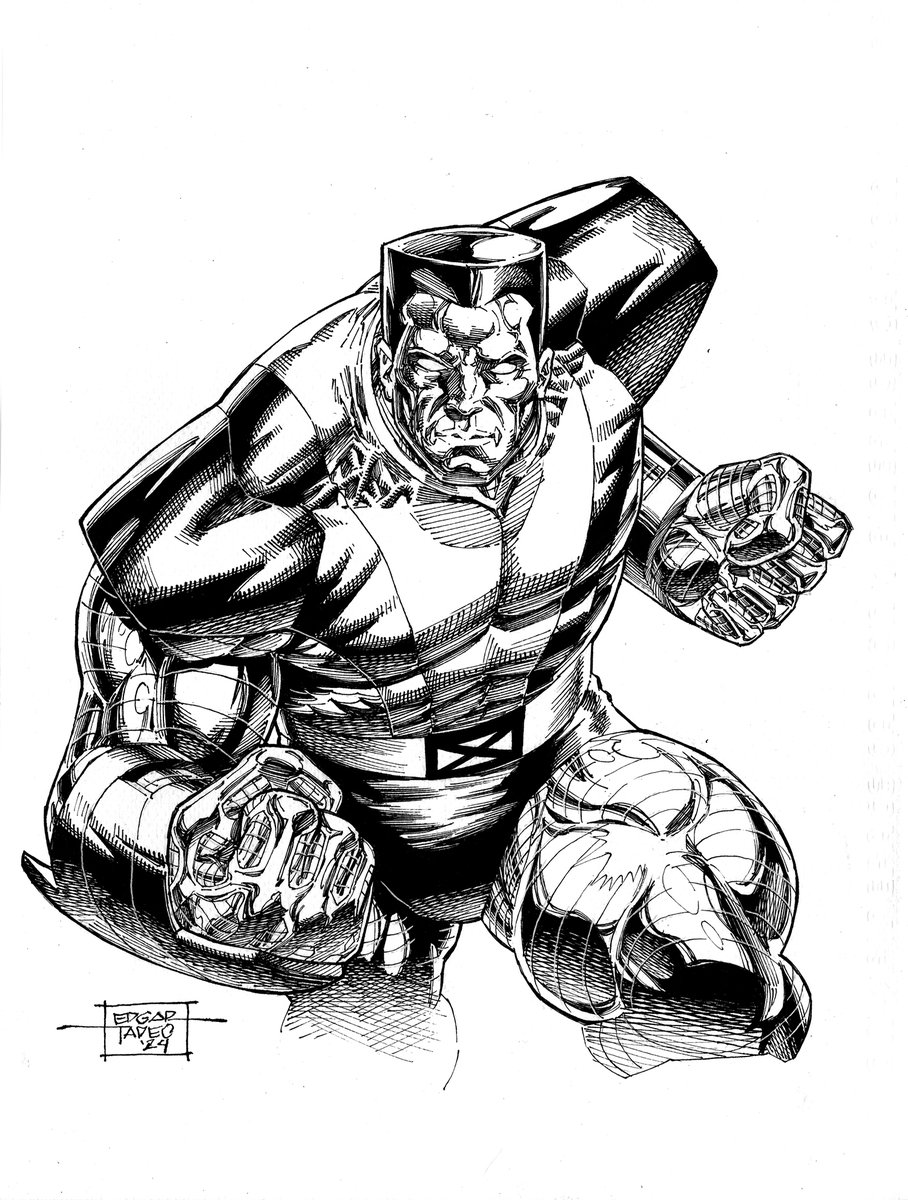 edtadeo's tweet photo. Colossus (B/W, 9x12). https://t.co/OKrl6OQItu