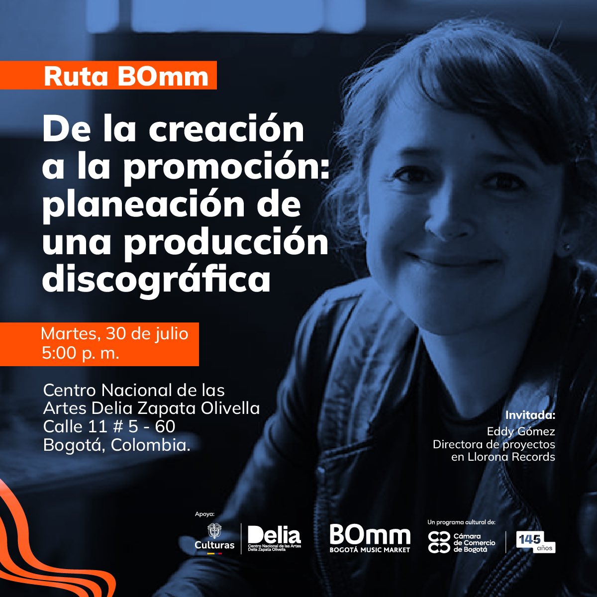 BOGOTÁ MUSIC MARKET (@bomm_bogota) on Twitter photo ¡Exploremos el proceso de producción!
De la mano de Eddy Gómez (<a href="/misspatines/">Eddy</a> ), directora de proyectos en <a href="/lloronarecords/">Llorona Records</a>, conoceremos algunas herramientas para la planeación y costeo de las producciones discográficas.
Nos vemos en <a href="/eneldelia/">Centro Nacional de las Artes Delia Zapata Olivella</a>
➡️ bit.ly/RutaBOmm1⬅️ ¡Exploremos el proceso de producción!
De la mano de Eddy Gómez (<a href="/misspatines/">Eddy</a> ), directora de proyectos en <a href="/lloronarecords/">Llorona Records</a>, conoceremos algunas herramientas para la planeación y costeo de las producciones discográficas.
Nos vemos en <a href="/eneldelia/">Centro Nacional de las Artes Delia Zapata Olivella</a>
➡️ bit.ly/RutaBOmm1⬅️