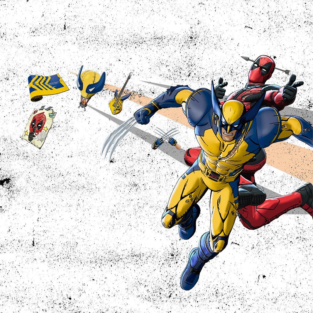 RevanHit's tweet image. DEADPOOL AND WOLVERINE BUNDLE GIVEAWAY!! (10k vbucks)

To enter:
•Follow myself (@RevanHit) 
•Like/RT 

I'll be choosing 2 people to send 5,000 vbucks towards the bundle below!! ENDS SATURDAY AT 2 PM PST!! Good luck everyone 🫡