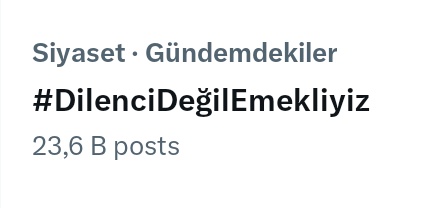 Dilenci değil EMEKLİYİZ ‼️
23.600 Tweet 🧿🧿🧿

#DilenciDeğilEmekliyiz
#5000KısmiTalepDeğilHaktır