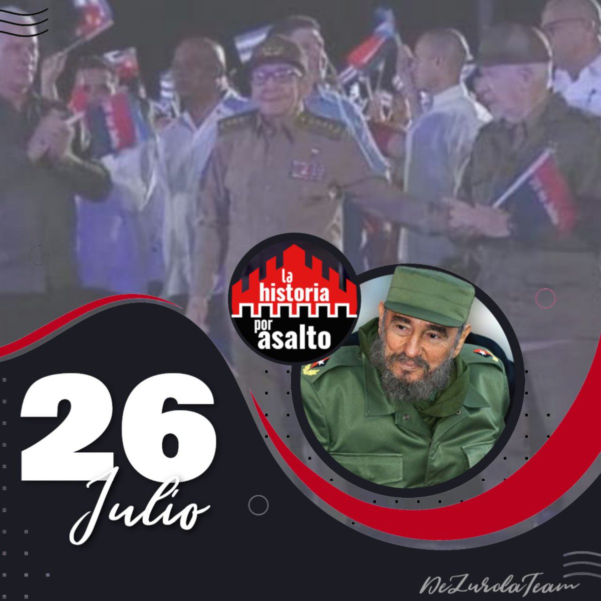!Ya estamos en 26!
El Moncada nos enseñó a convertir los reveses en victoria... ya nada pudo detener la lucha victoriosa de nuestro pueblo".#LaHistoriaPorAsalto #71Moncada #CubaPorLaVida 
<a href="/CubaMir_Ven/">Brigada Médica Cubana Estado Miranda</a> <a href="/CSoapire/">CDI Soapire</a> <a href="/cdi_mama/">CDI Mama Pancha. Miranda</a> <a href="/DrYusleivy/">Dr. Yusleivy Martínez</a> <a href="/cdi_charallave/">cdi_charallave</a> <a href="/FernandoSB1974/">Fernando Santiesteban</a> <a href="/Manguito7cdi/">Manguito Siete</a>