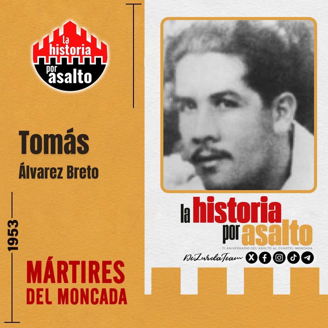 Militante de la Juventud Ortodoxa. Perteneció al contingente que combatió en el Hospital Provincial “Saturnino Lora” el 26 de julio de 1953 dónde fue apresado y luego torturado y asesinado con sólo 25 años de edad. ¡Ni muertos ni olvidados📷 #LaHistoriaPorAsalto