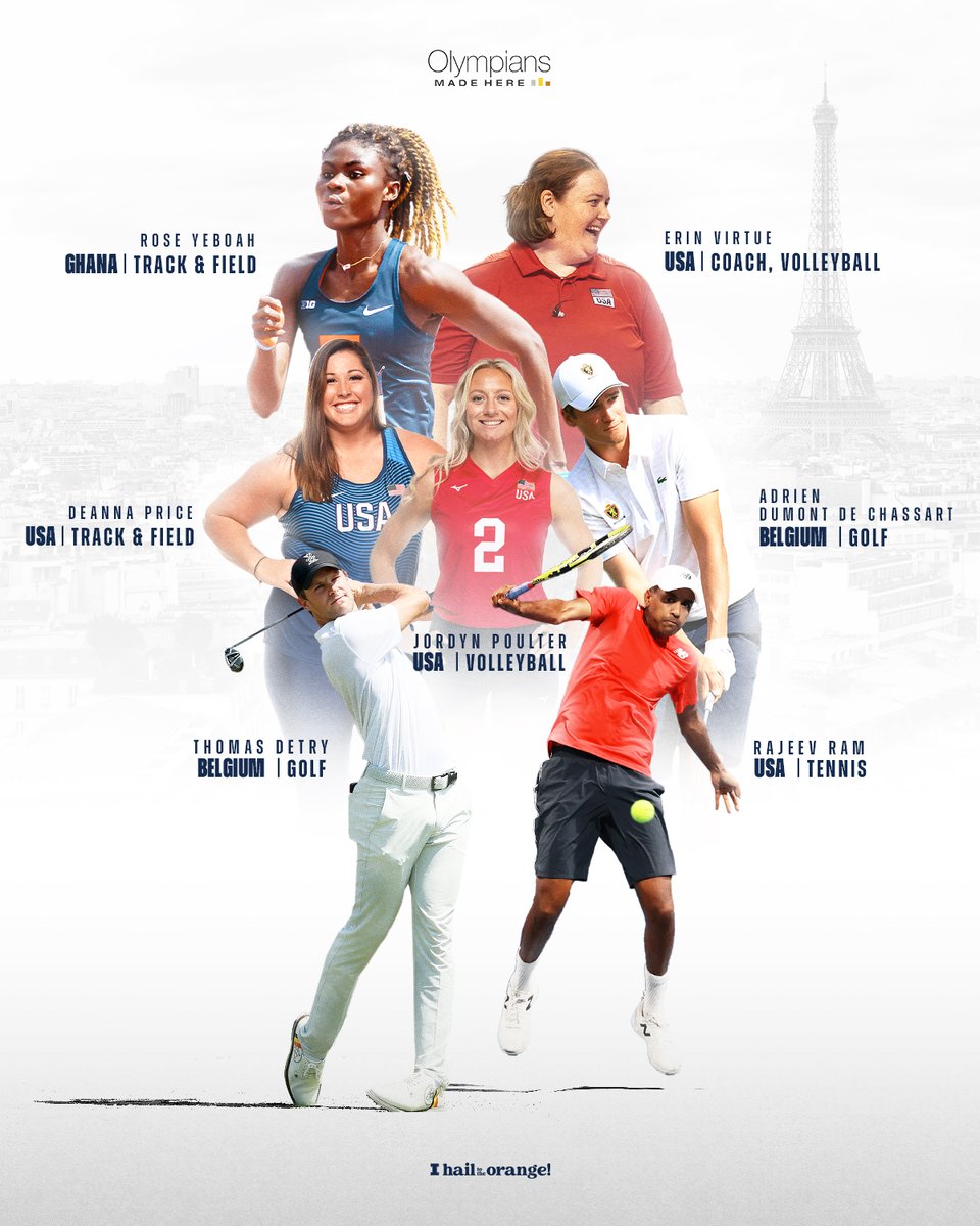 The 2024 Paris Olympics have finally arrived 🎉

Congrats and good luck to our student-athlete, assistant coach, and five alumni as they chase their Olympic dreams!

Follow their journeys at our Olympic Central: ow.ly/EfKH50SJvtv

#Illini | #HTTO | #OlympiansMadeHere