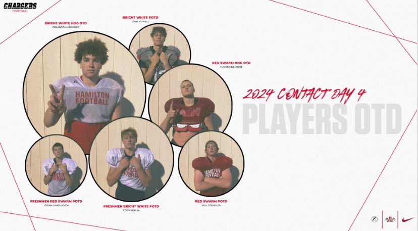 Our players of the week for contact days! Great job men! #CTW