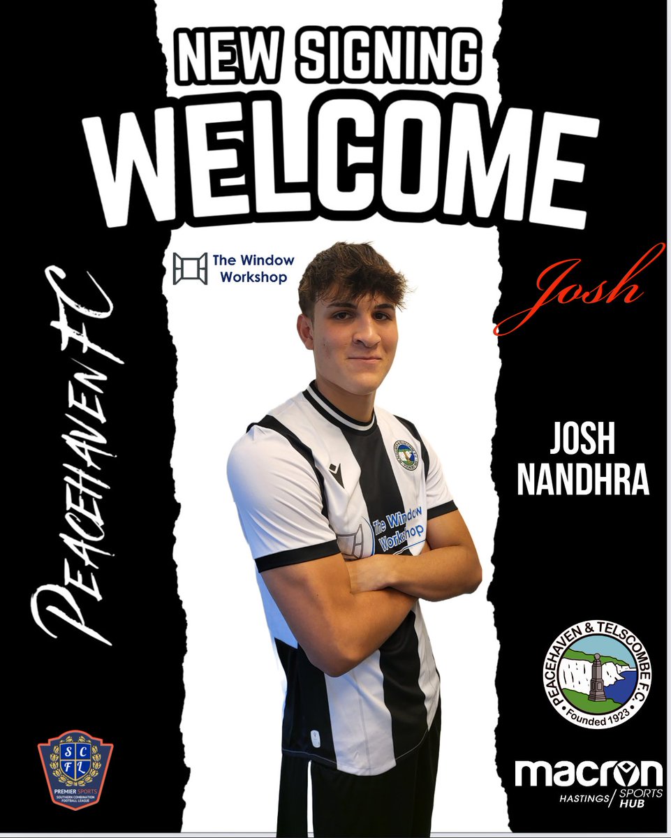 PT_FC's tweet photo. 📝✍️ New Signing!

Peacehaven is pleased to announce JOSH NANDHRA is on board for the 24/25 campaign.

Josh Is a lively Centre Forward on dual registration with Whitehawk. At 18 years and a hand full of goals last season at step 3 he will be an exciting watch. 

Welcome Josh 🫶 https://t.co/z04FBOsVwI