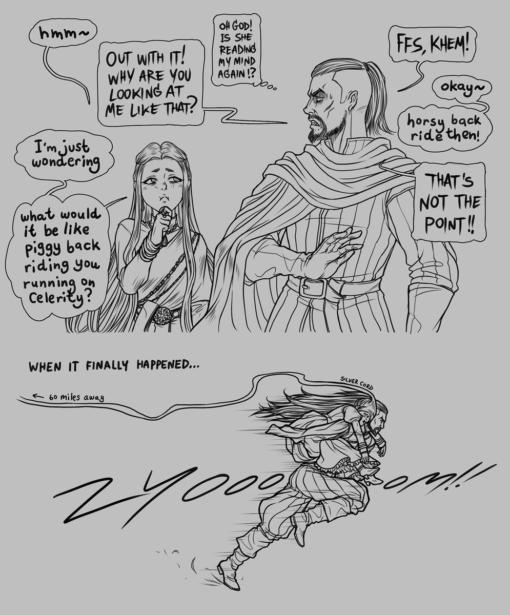 yuikamithefool's tweet photo. Big missed opportunity. Khemrutai #Malkavian : Me / Cristoph #Assamite #BanuHaqim : @otherlolplayer 🏇
Wanna see more Vampire (and changelings) shenanigans? Tune in to @Hectic_Wizard 's twitch on Sunday 7PM EST for #VampireTheMasquerade A New World 🩸✨🌈
#VtM #V20 https://t.co/UNiSQxv47n