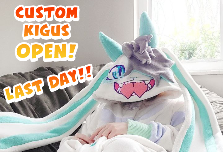 Bewilderium's tweet photo. ‼️‼️FINAL CHANCE‼️‼️
Kigus are closing today!
Don't miss your chance to become a big cozy critter!!
More info below!🌟 https://t.co/3Q8r3D11SY