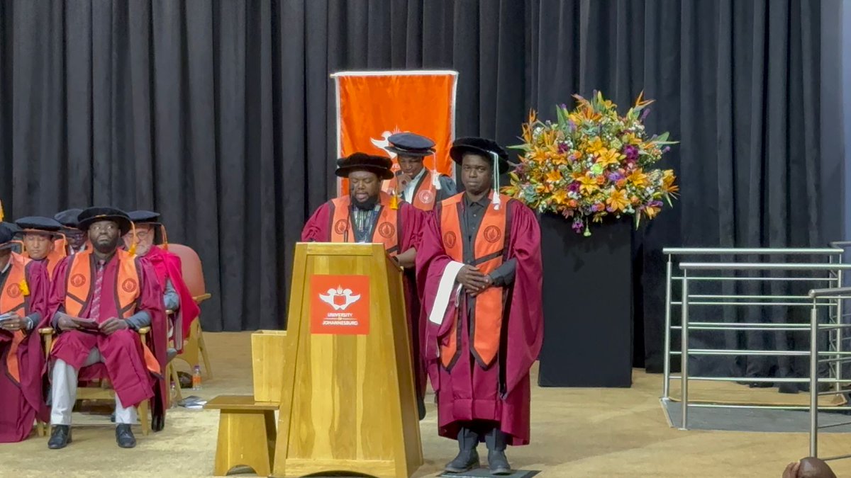 Zamzung's tweet photo. Bagging my PhD from @go2uj was a surreal moment for me. It all began with daring to do the impossible and surmounting all obstacles. Thank God for mercies and on to the next! https://t.co/8WwnPjOIxb