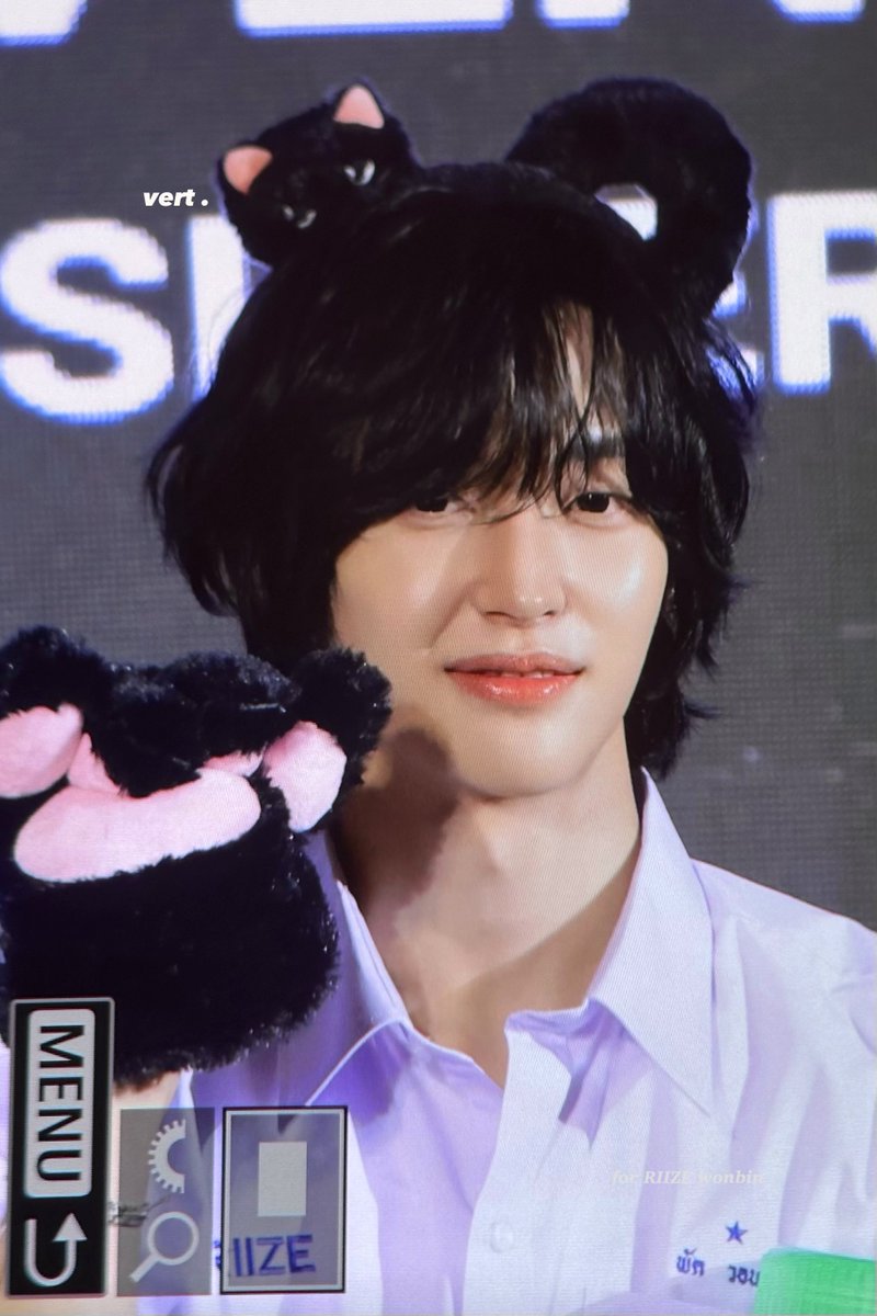 vert0302's tweet image. 240726 고양이가 되었구나 #RIIZE #WONBIN #라이즈 #원빈