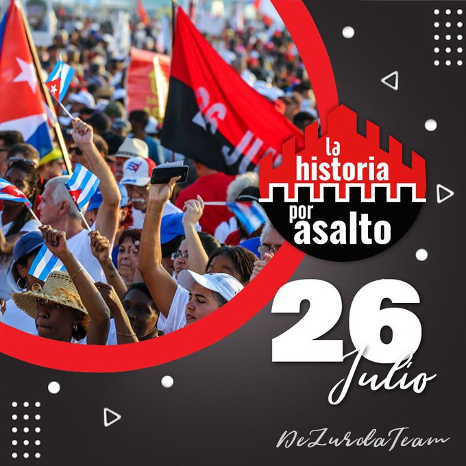 Aquellos que creyeron un día lo que la sangre derramada era inútil, y que el Moncada condujo a la adversidad y no a la victoria,hoy les decimos, quedó deostrado que nunca fue inútil el sacrificio.#LaHistoriaPorAsalto #71Moncada #CubaPorLaVida 
<a href="/CubaMir_Ven/">Brigada Médica Cubana Estado Miranda</a> <a href="/CSoapire/">CDI Soapire</a> <a href="/DrYusleivy/">Dr. Yusleivy Martínez</a>