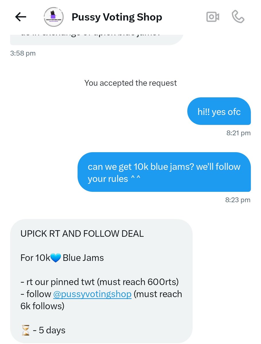 BBHLightsINA's tweet photo. [RT &amp; FOLLOW DEAL] Global UPICK Choice

Kyoongfams, bantu kami mendapatkan 10k BLUE JAMS 💙 untuk Baekhyun, yuk!

rules:
- follow @pussyvotingshop (must reach 6k follows)
- rt pinned mereka (must reach 600 rts) 
- ⏳️5 hari!! 

 #BAEKHYUN #백현 @B_hundred_Hyun @BAEKHYUN_INB100 https://t.co/WpTrnTfigI