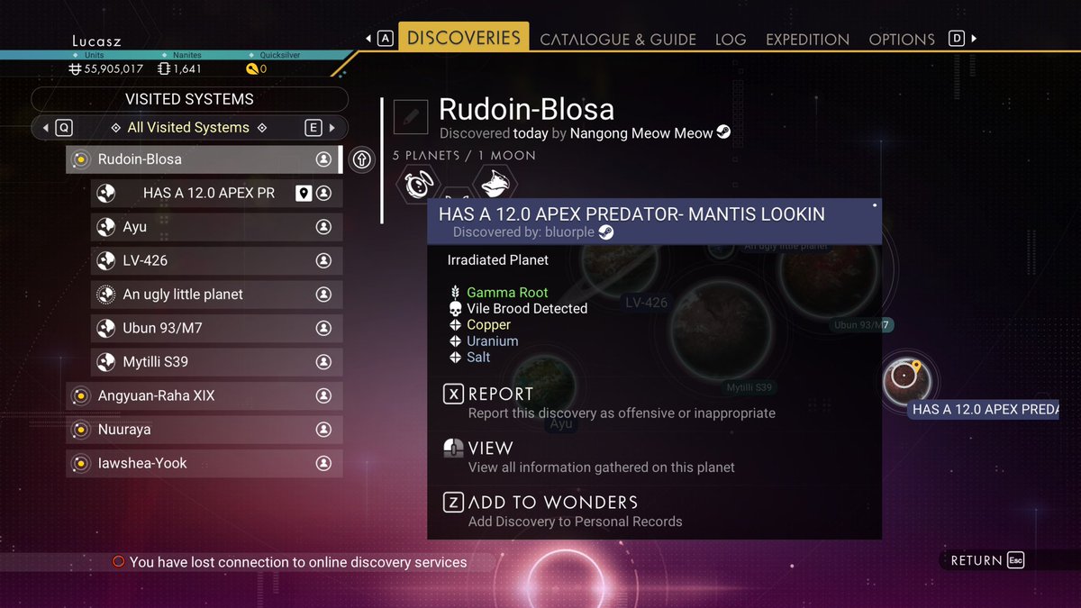 Lucasz_85's tweet photo. @Beeblebum_GO i was able to get the milestone on the 3 rendezvous. there is a planet that says where it is, and you can find it on the caves. it took 30 minutes to find one https://t.co/aJFLGMUQgi