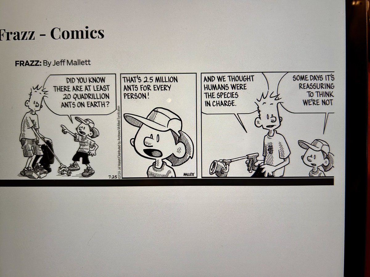 Summertime in our house, but at least this explains it!  🐜🐜🐜🐜