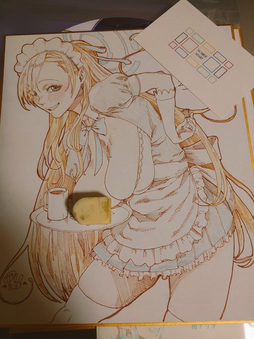 アスナちゃん色紙🥺 