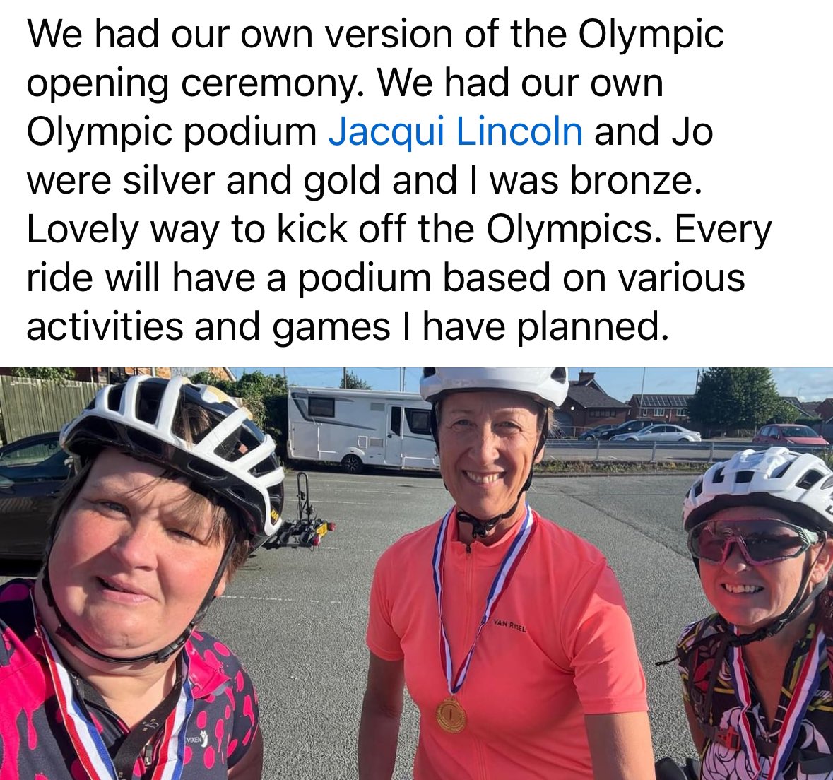 Great to see the Wales <a href="/BreezeCycling/">Breeze</a> #Olympic team have their 1st medals in the bag 🥇🥈🥉🚴‍♀️🚴‍♀️
Well done <a href="/HughesLloy/">samantha hughes lloy</a> &amp; all our amazing riders 🙌🏼 

<a href="/BeicioCymru/">Beicio Cymru</a> <a href="/CODEMCR/">Robbie George</a> <a href="/BritishCycling/">British Cycling</a> <a href="/parisolympicss/">Paris 2024 Olympics</a>  <a href="/NWalesSocial/">#NorthWalesSocial ⬆️🏴󠁧󠁢󠁷󠁬󠁳󠁿🤝</a> <a href="/wrexham/">Wrexham.com</a>