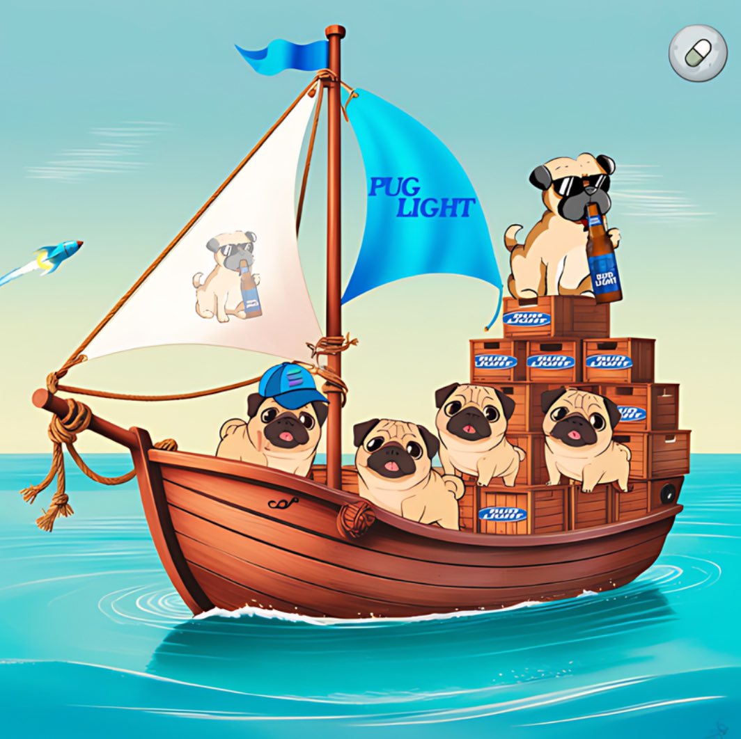 PugLightCoin's tweet photo. 🚀 Welcome to PugLight! 🚀
Meet our Bud Light-slurping pug funded by Solana. 🍺🐶
Launching this week! 🎉
Join us for important dates, airdrops, and more!
💬 Telegram: [https://t.co/box5QhkSdH](https://t.co/box5QhkSdH)
#PugLight #Memecoin #Crypto https://t.co/Wf8rz8h8nS