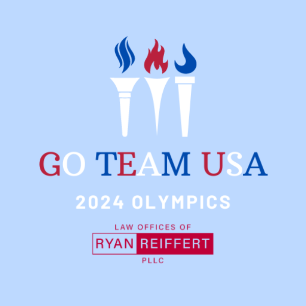 We are so excited for the Olympics  What is your favorite sport to watch? 

#olympics2024 #lawofficesofryanreiffert #lawyer #sanantoniolawyer #sanmarcoslawyer #texas #texaslawyer #sanantonio #estateplanning #business!