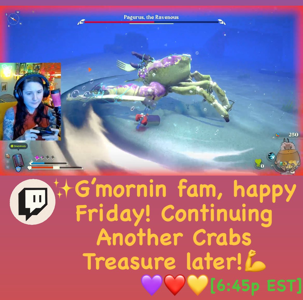 💪🦀 More brawling crab adventuring tonight! 😆