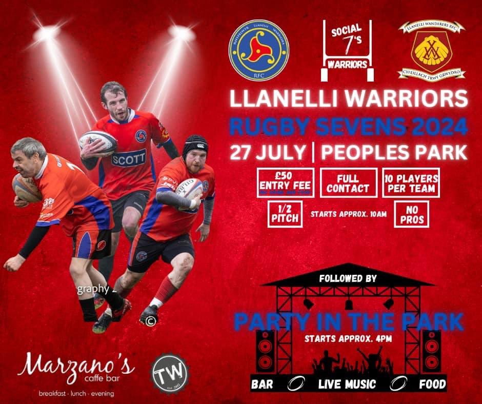 <a href="/LdWales/">Learning Disability Wales</a> @IncRugbyDC @RugbyClubland <a href="/happyeggshaped/">Happiness is Egg Shaped</a> <a href="/DaveRobsRugby/">Dave Roberts</a> <a href="/llanelliwands/">Llanelli Wanderers RFC</a> <a href="/LlanelliJ/">Llanelli Wanderers Minis & Juniors</a> <a href="/AllWalesSport/">All Wales Sport</a> <a href="/rlloydpr/">Robert Lloyd</a> <a href="/AllWalesPF/">All Wales People 1st</a> <a href="/MencapCymru/">Mencap Cymru</a> <a href="/Rhodri_Mencap/">Rhodri Dixon.Mencap Cymru</a> <a href="/AllWalesForum/">All Wales Forum</a> <a href="/NiaGriffithMP/">Nia Griffith MP</a> <a href="/Catch22Rugby/">Catch 22 Rugby</a> <a href="/dsw_news/">Disability Sport Wales</a> <a href="/CYCALlanelli/">CYCA - Connecting Youth, Children & Adults</a> <a href="/swsportsnews/">South West Sports News</a> <a href="/sportcarms/">Chwaraeon a Hamdden Actif | Actif Sport & Leisure</a> <a href="/GetActiveGOGA/">Get Out Get Active</a> @equal_sport <a href="/Scarlets_Supp/">Scarlets Official Supporters</a> <a href="/ScarletPembs/">Sosbans and Sidesteps Podcast</a> <a href="/welshclubrugby/">Welsh Club Rugby 🏉</a> <a href="/xyz/">xyz.xyz</a> <a href="/carolyn_hitt/">Carolyn Hitt</a> <a href="/AllForActivity/">Activity Alliance</a> <a href="/johnpringdns/">Disability News Service</a> <a href="/LDOnLine/">LD OnLine</a> <a href="/IMAS_sport4all/">IMAS</a> Warriors 7s (TOMORROW)
Team 6
<a href="/RFCLlangennech/">Llangennech RFC</a> enter a social side for the tournament.
Llan have had some good XVs clashes with the Warriors but never met at 7s
Even with the emphasis on ‘social’ Llan will likely be a leading contender🏆
🔴⚪️⚫️
<a href="/AllWalesSport/">All Wales Sport</a> <a href="/rlloydpr/">Robert Lloyd</a> @IncRugbyDC