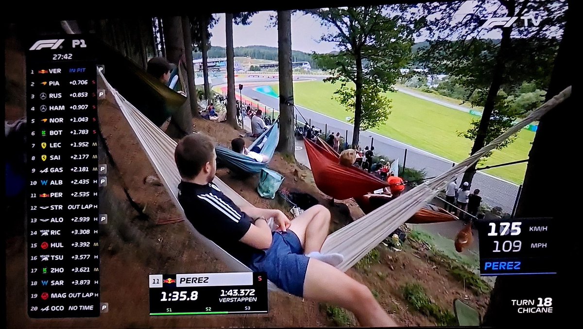 MelinaIchu's tweet image. Imaginate ver pasar los autitos a 300km/h desde una hamaca totalmente relajado. Y todavía hay gente que me quiere vender que la plata no hace a la felicidad, boludeces no