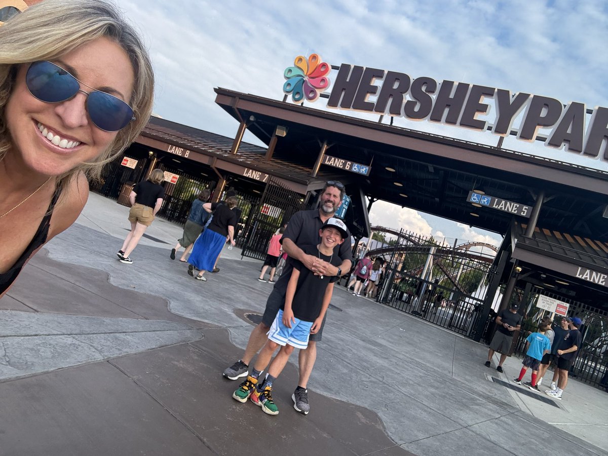 Hot summer nights at <a href="/Hersheypark/">Hersheypark</a> !
Did you know you can do a “preview” night ahead of a full day park ticket for the following day?? Never knew that!   Thanks to our travel baseball team we found out about this great perk.  It was so much fun to scope out the rides we wanted to