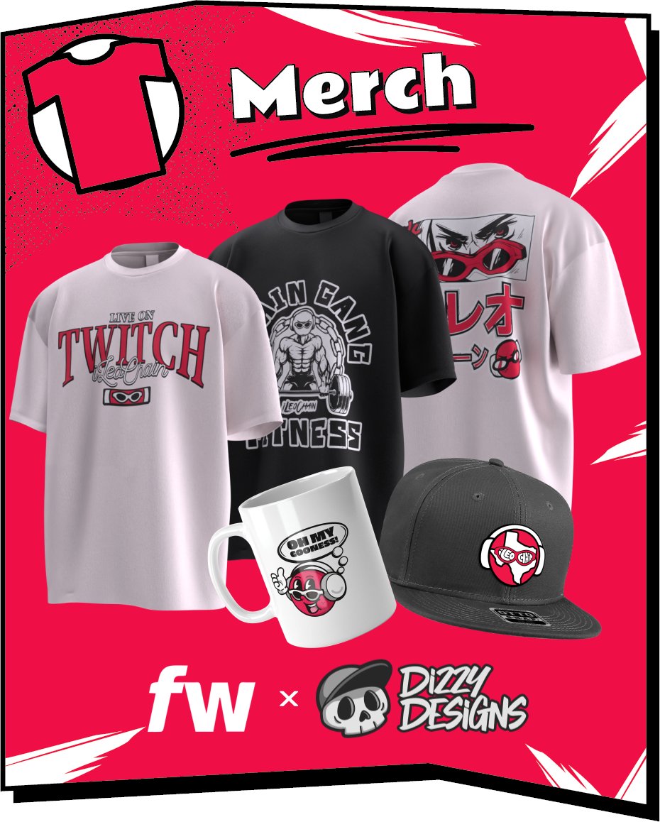 iLEOCHAIN x <a href="/DesignByDizzys/">Dizzy Designs</a> Merch is LIVE! ileochain-shop.fourthwall.com