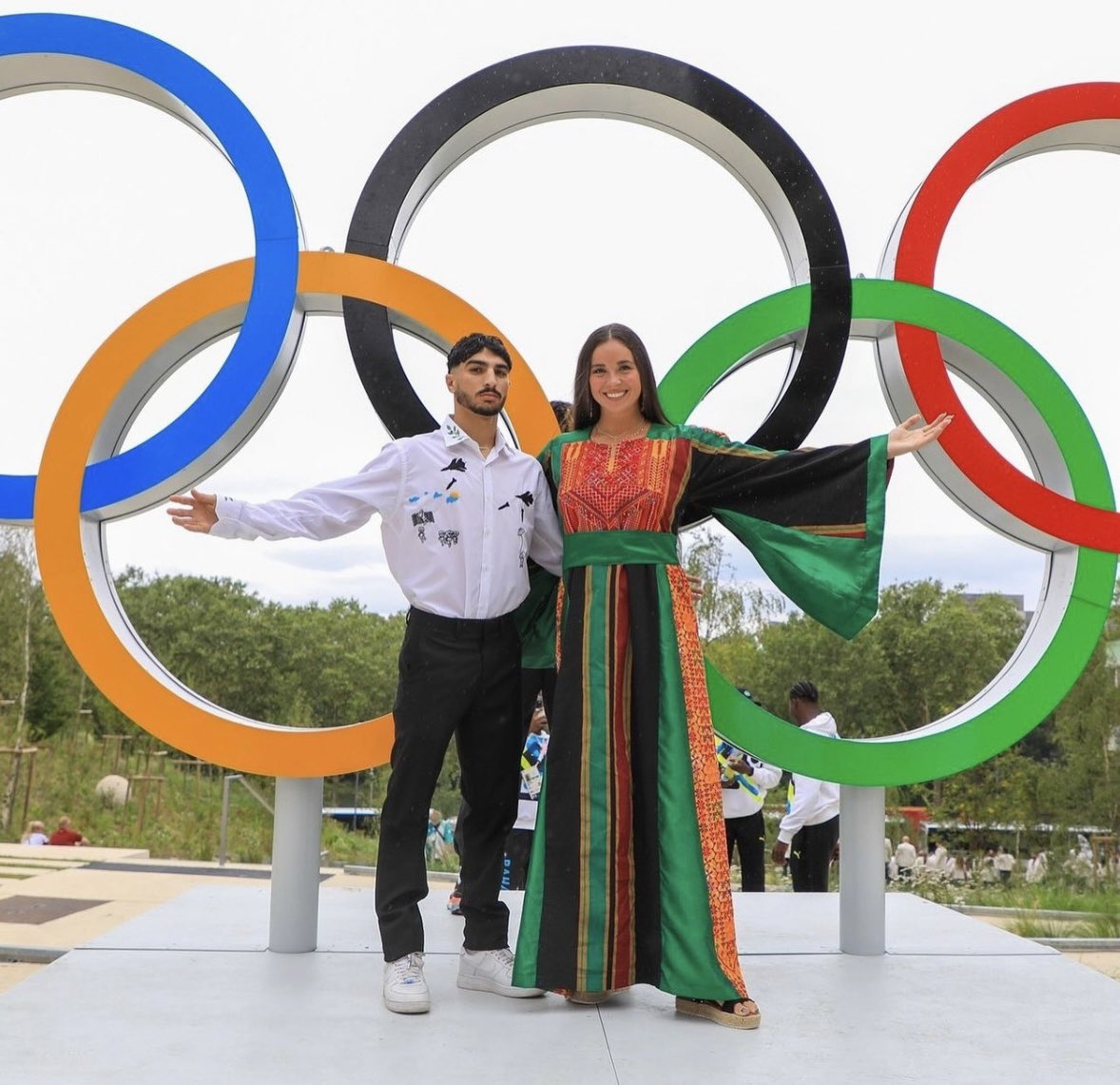sahouraxo's tweet photo. 24-year-old Valerie Tarazi, a top medalist Palestinian swimmer from Gaza, and 20-year-old Waseem Abu Sal, the first Palestinian boxer to compete in the Olympics, will proudly carry the Palestinian flag at the Paris 2024 Olympics.

🇵🇸🇵🇸🇵🇸🇵🇸🇵🇸🇵🇸🇵🇸🇵🇸🇵🇸

#Olympics  #Paris2024 https://t.co/5sJUIPE69v