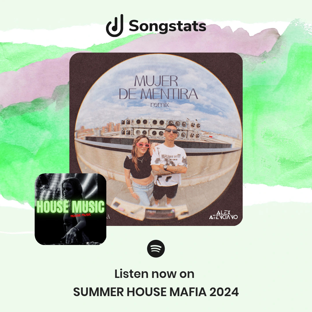 @angelesanavarro Aww yeah!! Did you know that "Mujer de Mentira - Remix" was added to 'SUMMER HOUSE MAFIA 2024' with over 9257 Followers on Spotify!