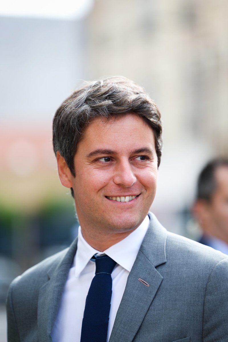 CerfiaFR's tweet photo. 🇫🇷 "Nommez un meilleur duo, j'attends", a réagi Gabriel Attal sur X à propos de la performance d'Aya #Nakamura et de la garde républicaine lors de la cérémonie d’ouverture des JO de #Paris2024. https://t.co/zMQyjYrdHG