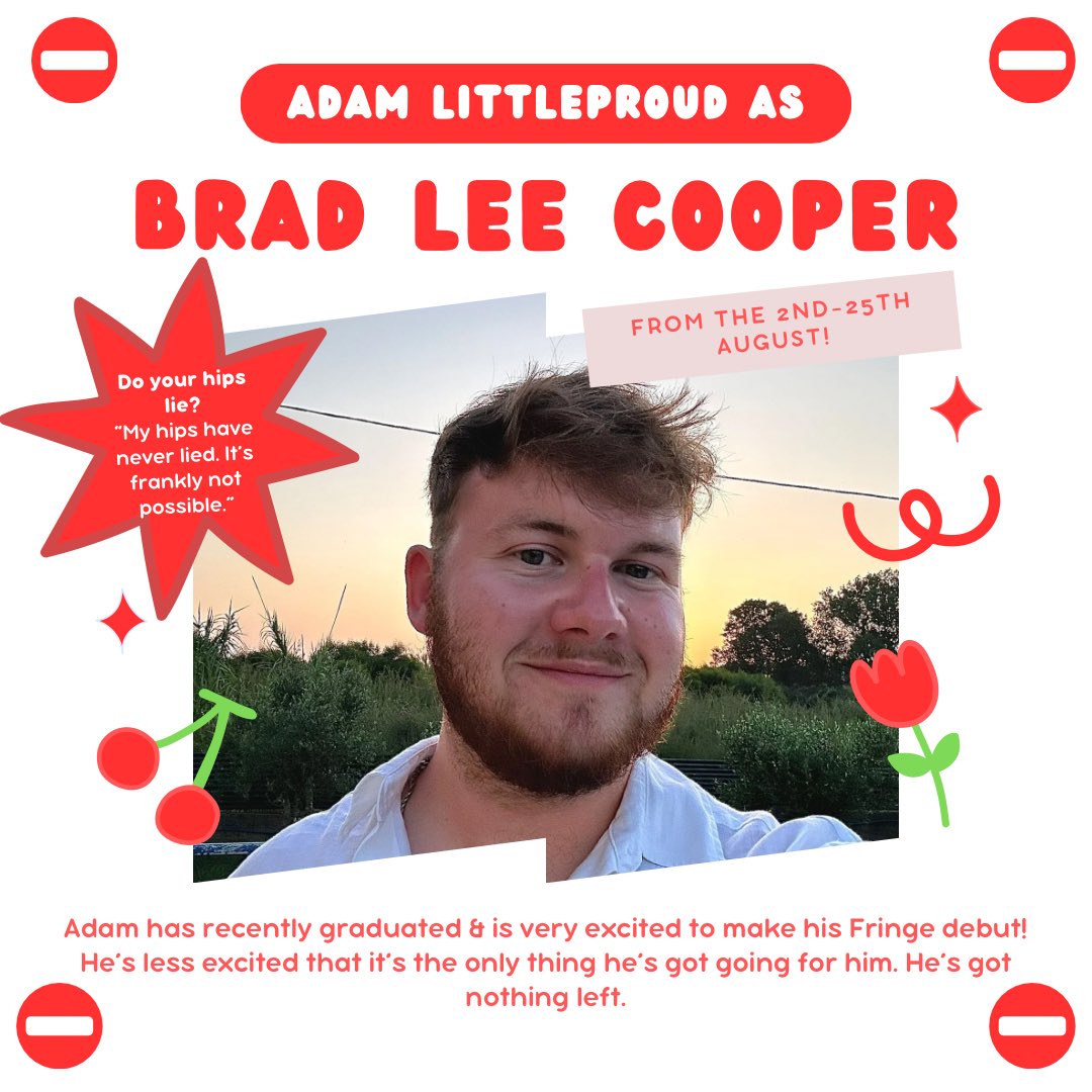 notagymprods's tweet photo. Thursday Treat incoming: it’s the one, the only, the legendary Mr Adam Littleproud’s cast reveal &amp; boy oh BOY are we lucky to have this star in our show🤩

Believe us when we say you’re going to want to see his performance is not one to be missed👀 #edfringe #unleashyourfringe https://t.co/SnLwHY26dD