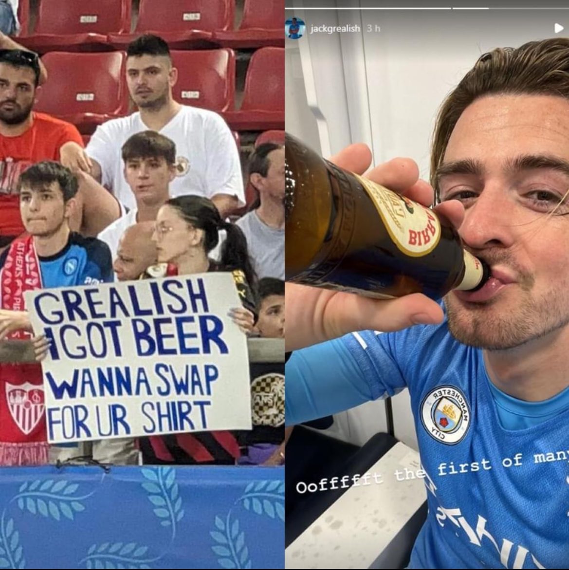 She knew how to convince him!🍻🤣