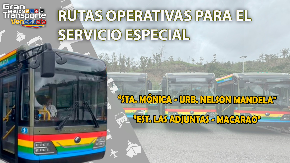mintransporteve's tweet photo. Con el objetivo de ofrecer un sistema de transporte eficaz en la ciudad capital, te presentamos las rutas de servicios especiales y línea 7 del @metro_caracas, que abarca el MetroBús en la Gran Caracas ¡No te quedes sin conocerlas y viaja seguro con la #GMTVzla! https://t.co/2vih04iYKy
