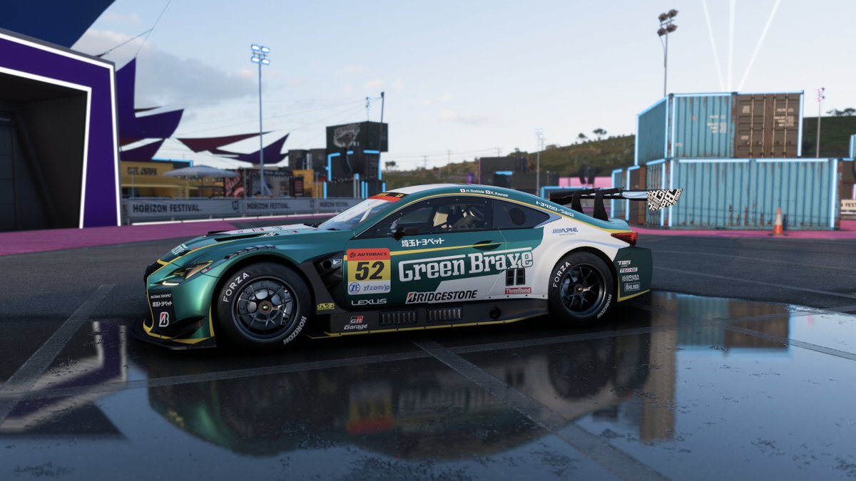 Koshiro (@koshiro_design) on Twitter photo My Saitama Toyopet Green Brave inspired livery for the Lexus RC F GT3 is now shared on <a href="/ForzaHorizon/">Forza Horizon</a> 5.
Themed it around the 2022 season when Autobacs was still sponsoring the GT300 class.
🎨Share code: 141 283 015
#FH5 #SUPERGT My Saitama Toyopet Green Brave inspired livery for the Lexus RC F GT3 is now shared on <a href="/ForzaHorizon/">Forza Horizon</a> 5.
Themed it around the 2022 season when Autobacs was still sponsoring the GT300 class.
🎨Share code: 141 283 015
#FH5 #SUPERGT