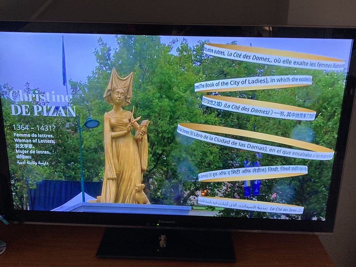 Dr Laura Varnam (@lauravarnam) on Twitter photo #medievaltwitter collectively whoops for Christine de Pizan! <a href="/ciditcharlotte/">Dr Charlotte Cooper-Davis</a> #OpeningCeremony #medievaltwitter collectively whoops for Christine de Pizan! <a href="/ciditcharlotte/">Dr Charlotte Cooper-Davis</a> #OpeningCeremony