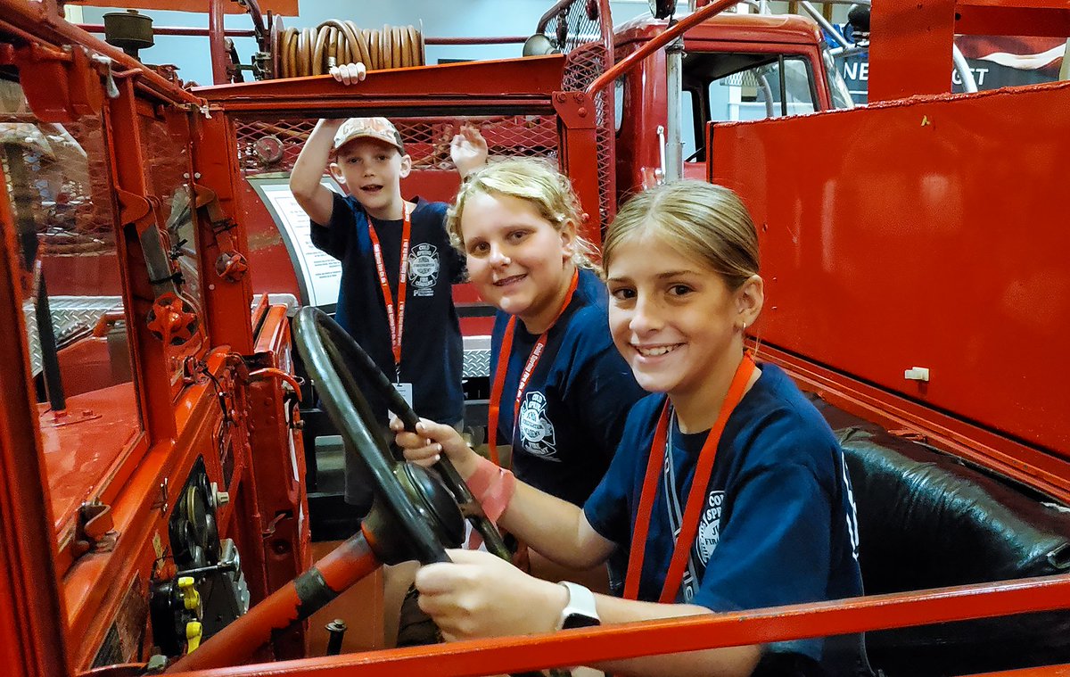The Jr. Firefighter Academy from Cold Spring Fire Company No. 1 visited the Museum! During their visit, the juniors learned about the history of firefighting, facilitated a bucket brigade, met Molly the Museum Dog, and more! Thanks so much for visiting, future firefighters! 🔥