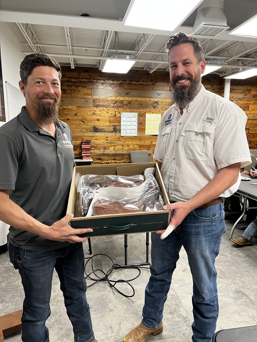 Celebrating Sam Naugher's 5-year work anniversary today! We're incredibly proud of his growth and dedication. #OprexConstruction #5Years