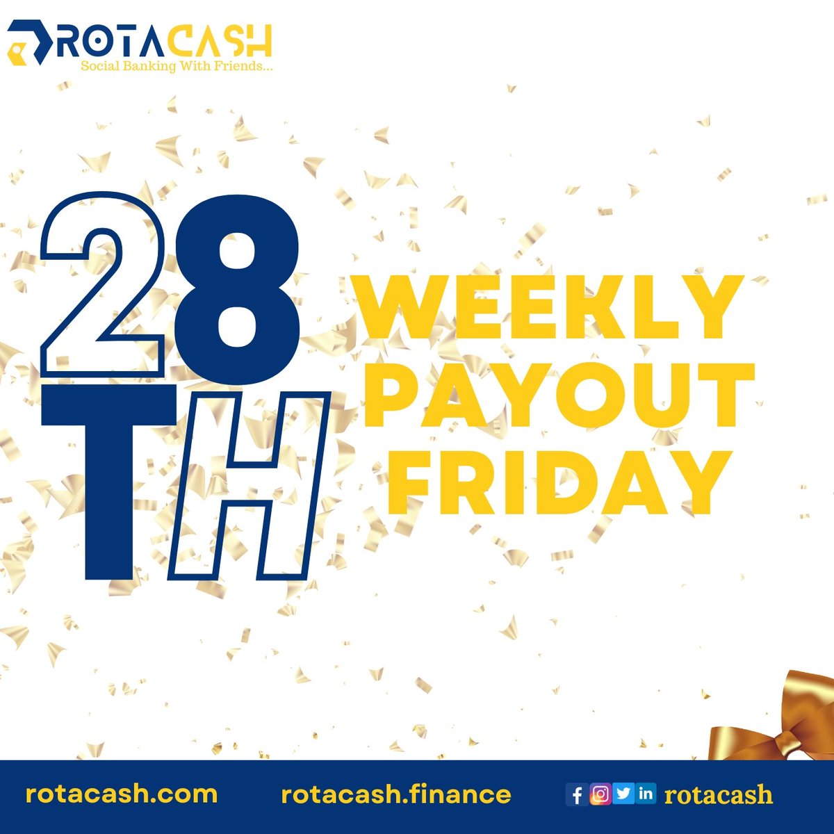 rotacash's tweet photo. Hurray!!! Another π°π°π°π° Weekend!π₯
Congrats to all #Rotans of the week!
Be it #bear or #Bull, we are #BUIDL to get you covered πͺππ π
#Rotacash #fintech #Savings #NFTs @OfficialSiban @InfusionLawyers @theabcafrica @Farmchainfinanc @Cryptotvplus https://t.co/kfbJwwWPqt