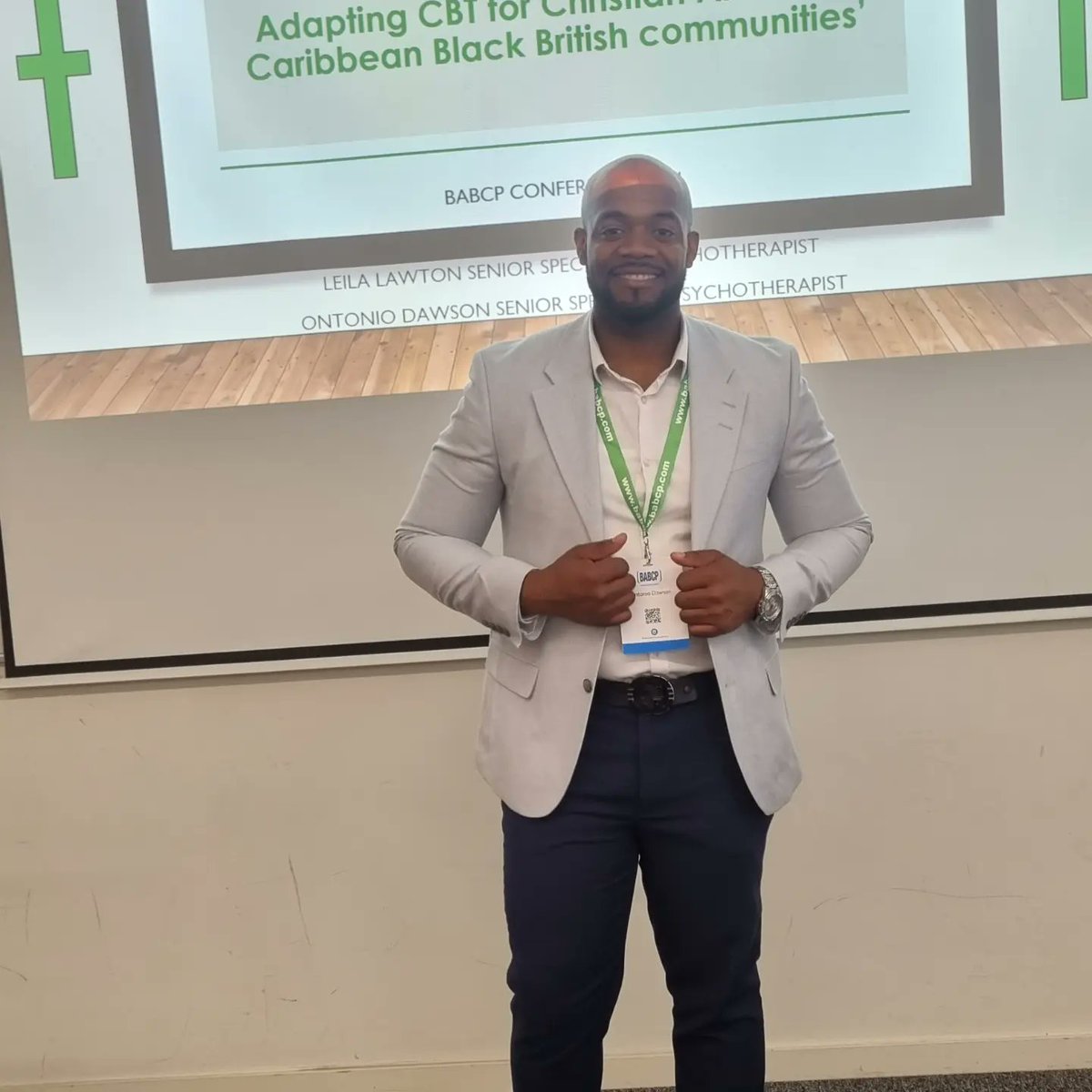 DawsonOntonio's tweet photo. What Does Faith Have to Do with It?
Yesterday, I had the esteemed privilege of conducting a workshop on a topic I am extremely passionate about with Leila Lawton  at the BABCP 52nd Conference: 'Adapting CBT for Christian African and Caribbean Black British Communities'.  
@BABCP https://t.co/911FT751hT