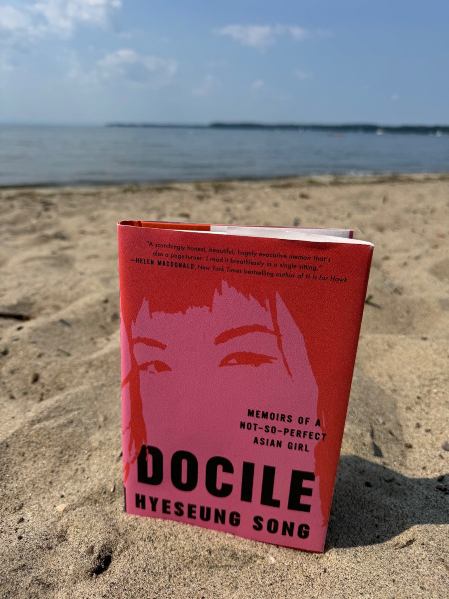 Continuing my sabbatical on the shores of Lake Champlain with this new memoir by @hyeseungs. Here’s to not being so perfect…