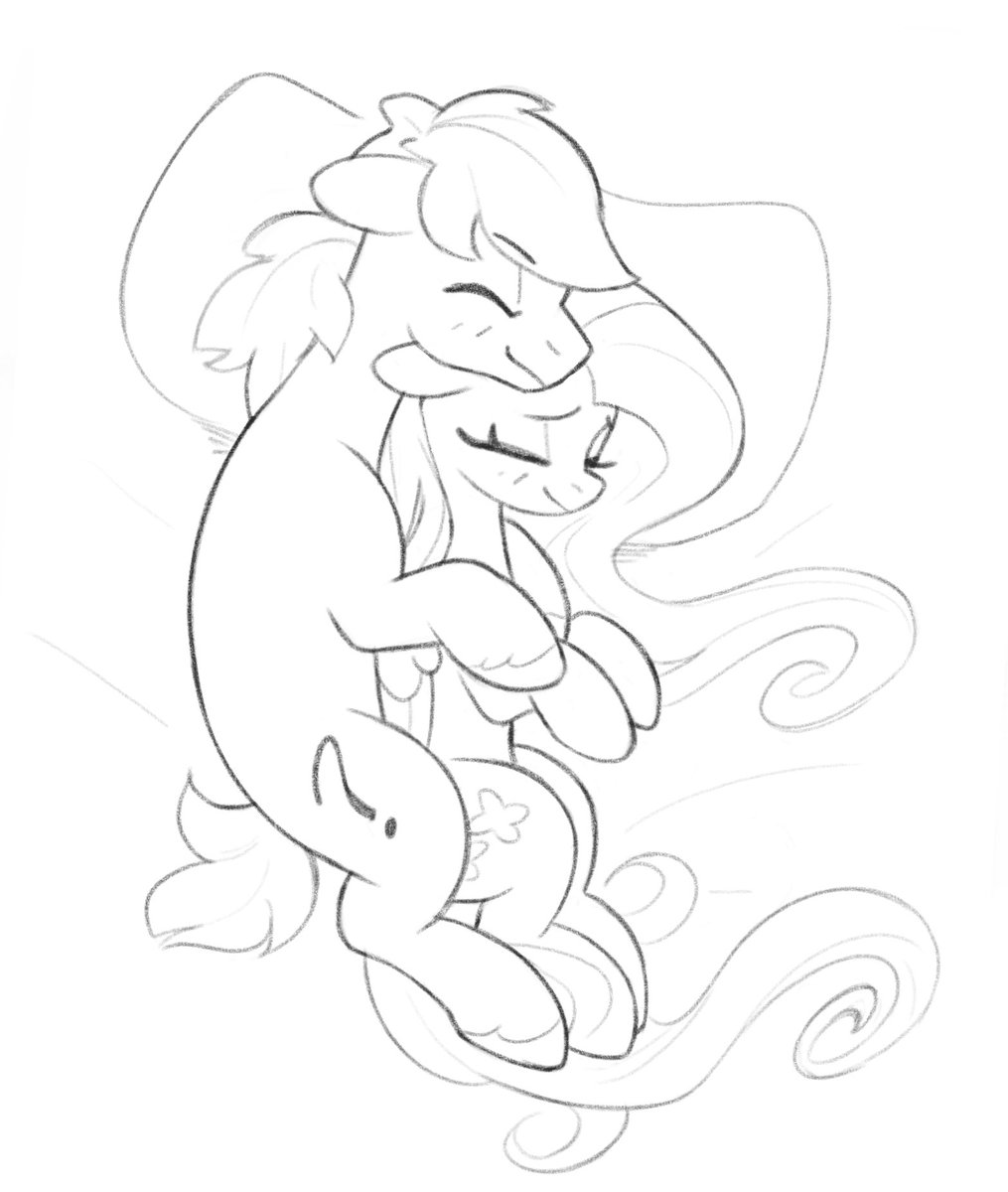 Anon(stallion) with his waifu