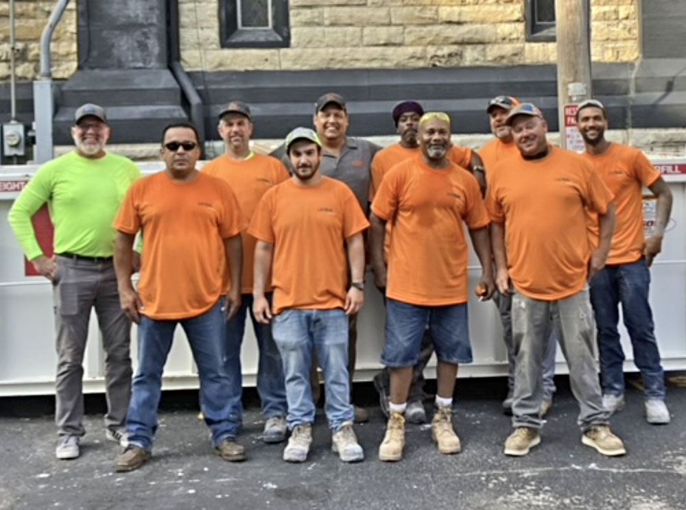 LIUNAmidwest's tweet photo. Members of Local 42 Volunteer Organizing Committee from St. Louis, Missouri help demolish &amp; rebuild the Peter &amp; Paul Community Services Homeless Shelter. https://t.co/bVotkJUpMi

#Local42 #LIUNA #LaborersRising #LIUNACares #LIUNABuildsTheCommunity #LIUNAVolunteers #FeelThePower https://t.co/cX0btZEfmO