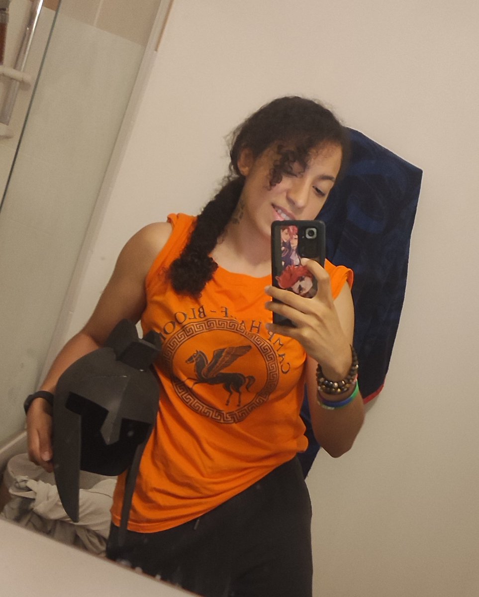 FeralEnza's tweet photo. First time you play Capture the Flag ? Don't worry I got your back, sweety ~

I'm obsessed with Percy Jackson universe these days 😭 https://t.co/4jNlMSaLTl