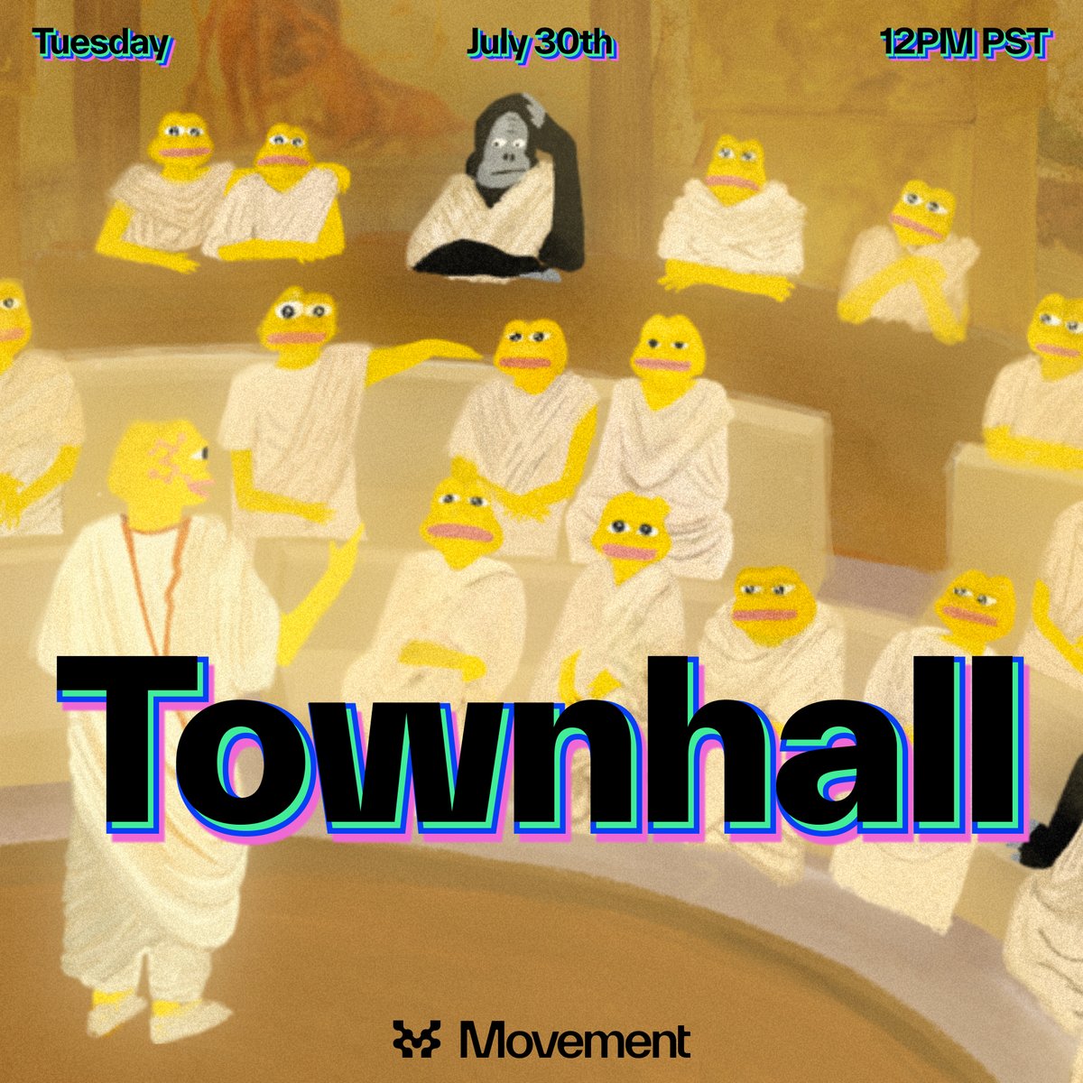 We have big things coming.

And as always, we want to keep our community in the loop.

So please join us for a townhall on Tuesday (July 30) at noon PST.  You'll hear from our leaders. We'll have a good time.

See you there:
x.com/i/spaces/1yNGa…